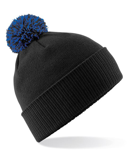 Snowstar Contrast Bobble Hat