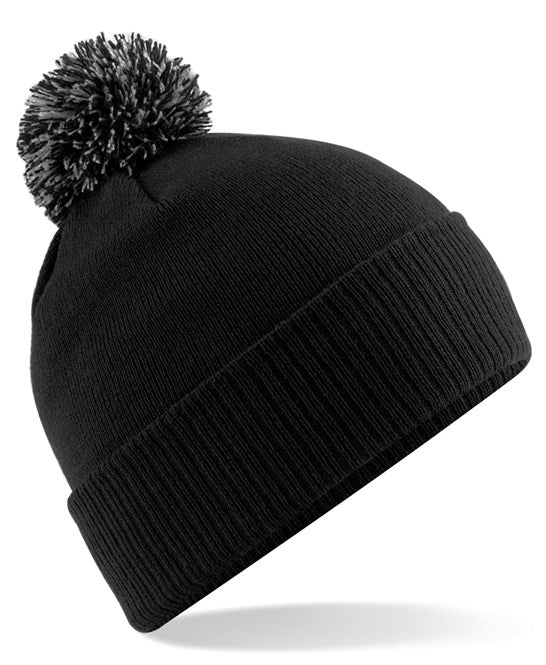 Snowstar Contrast Bobble Hat