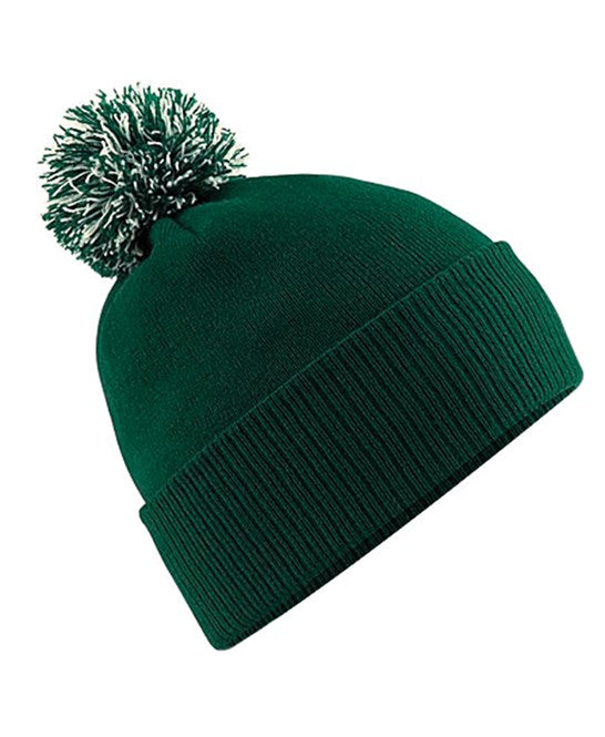 Snowstar Contrast Bobble Hat