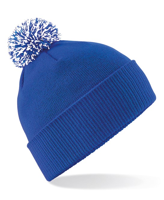 Snowstar Contrast Bobble Hat