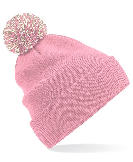 Snowstar Contrast Bobble Hat