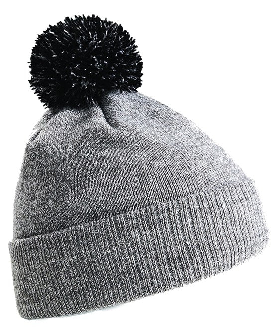 Snowstar Contrast Bobble Hat