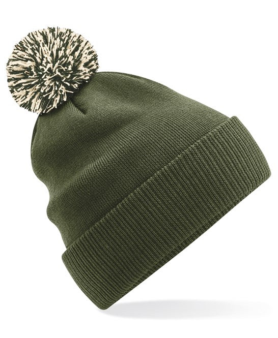 Snowstar Contrast Bobble Hat