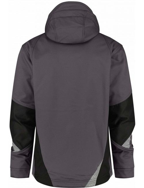 DASSY D-FLEX GRAVITY SOFTSHELL INSULATED COAT WITH HOOD