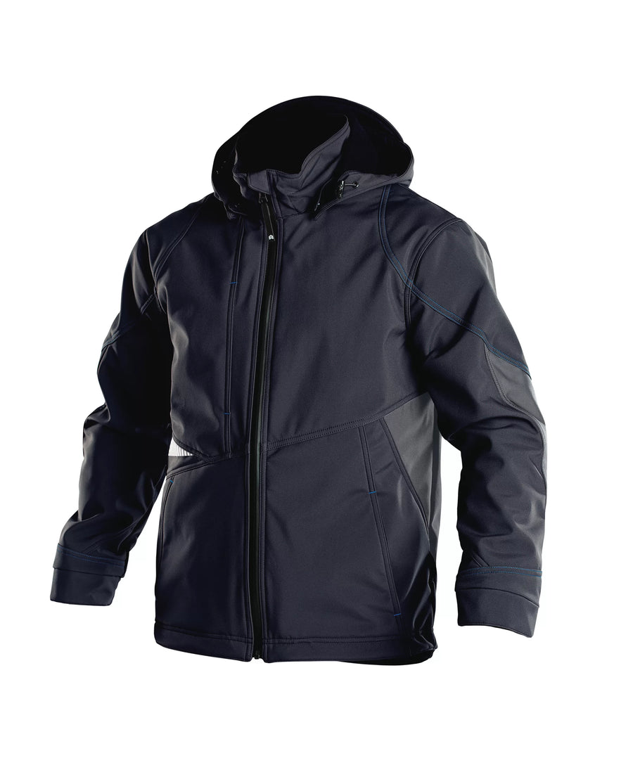 DASSY D-FLEX GRAVITY SOFTSHELL INSULATED COAT WITH HOOD