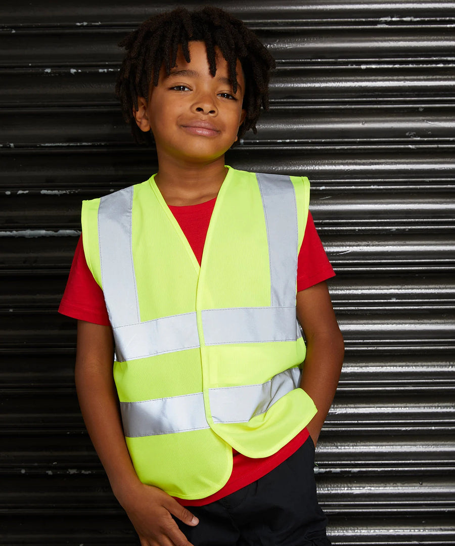 Kids Hivis Vest YELLOW or ORANGE