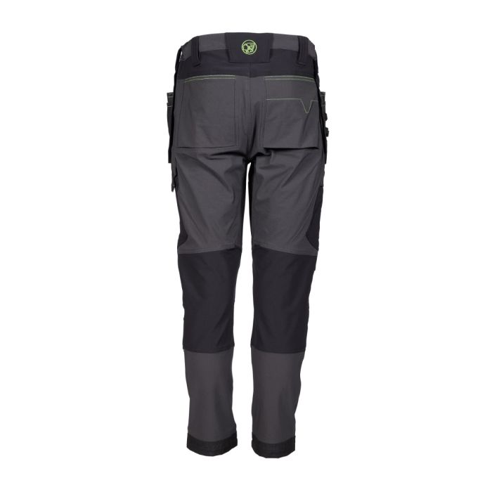 Apache Calgary 4-Way Stretch Work Trouser - Grey/Black