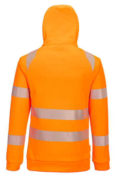 Hi Vis PW DX482 Half Zip Up Hoodie