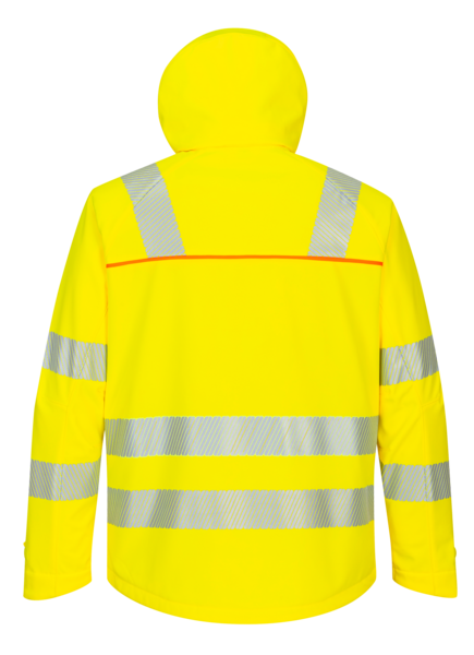 Hi Vis PW DX475 Softshell with Hood